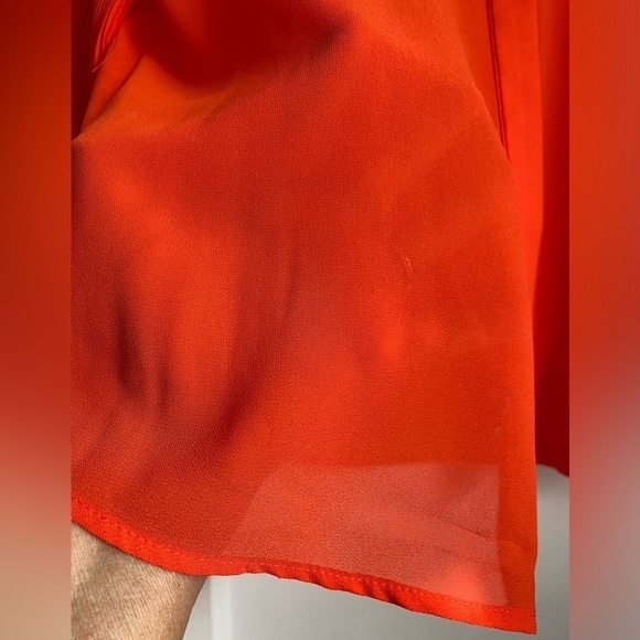 ZARA Pleaded Long Platted Sleeve Collared Button Up Blouse Top, Sz: Medium - Picture 5 of 9